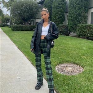 Princess Polly Zara Pant Green Check
